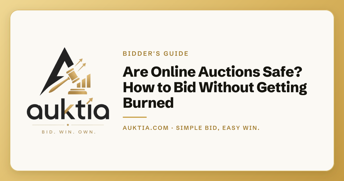 Auktia: Are Online Auctions Safe? How to Bid Without Getting Burned