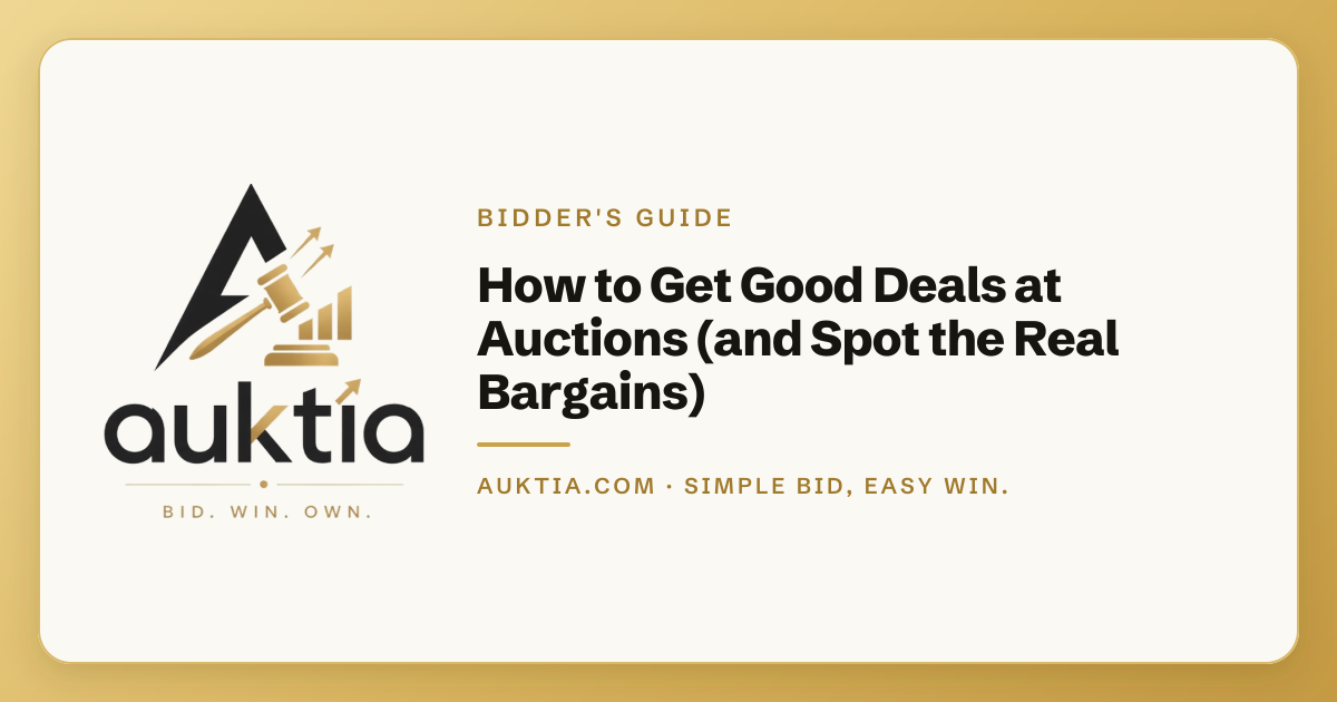 Auktia: How to Get Good Deals at Auctions (and Spot the Real Bargains)