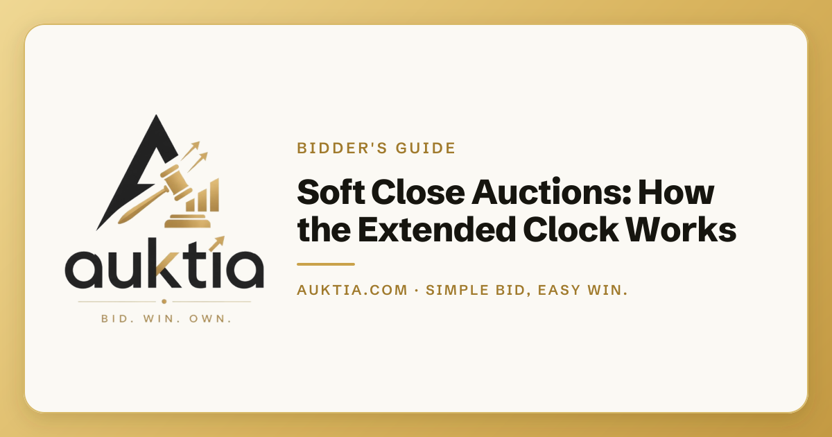Auktia: Soft Close Auctions: How the Extended Clock Works